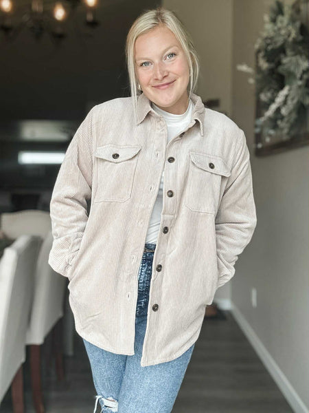 Ainsley Corduroy Shacket