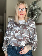Ashlyn Camo Pullover