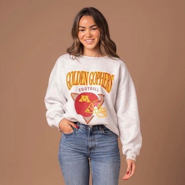 College Game Day Throwback Sweatshirt - SIZE SMALL