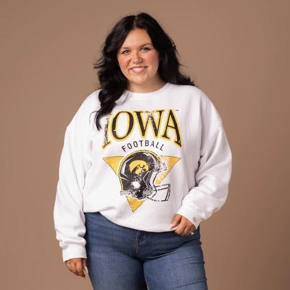 College Game Day Throwback Sweatshirt - SIZE SMALL