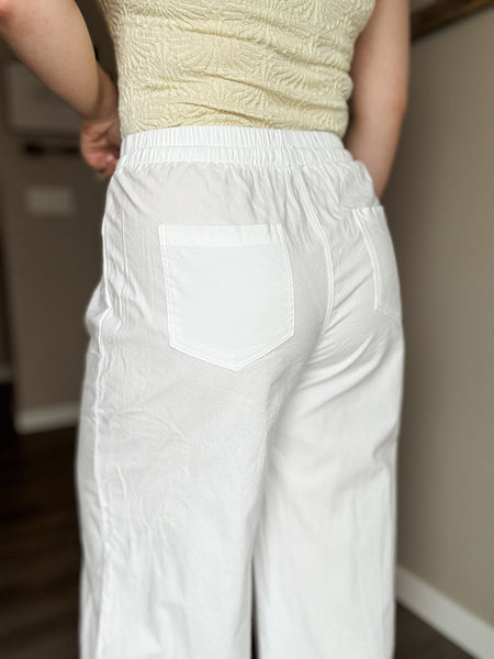 Tallulah Linen Pants - SIZE MEDIUM