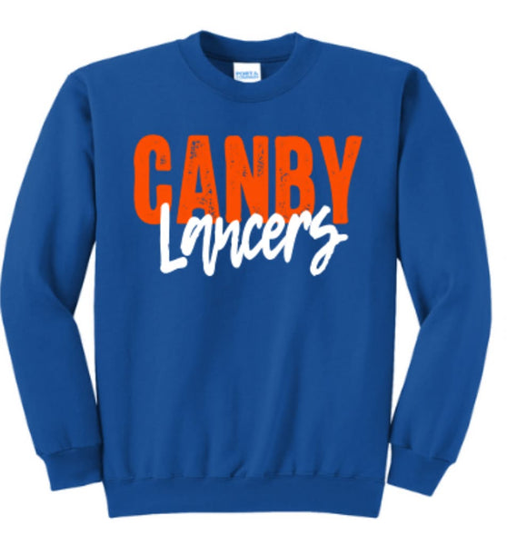 PREORDER Spiritwear Crewneck Sweatshirt - Canby Lancers