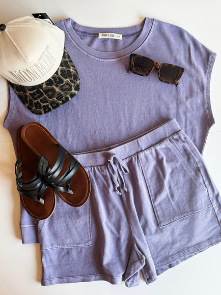 Jessla Two Piece Set - Lavender Purple