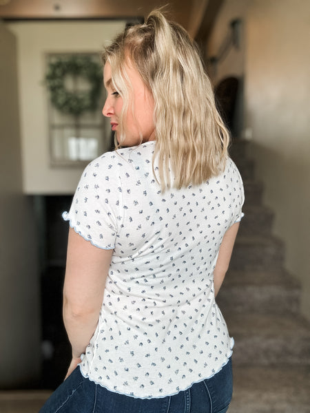Deliah Ditsy Floral Top