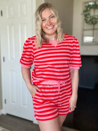 Palm Springs Stripe Lounge Set - SIZE MEDIUM