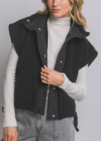 Annelise Sherpa Vest - 3 Color Options