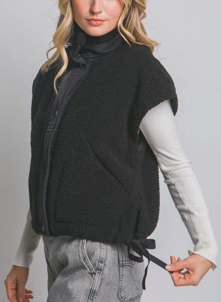 Annelise Sherpa Vest - 3 Color Options