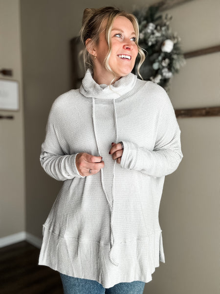 Macie Cowl Neck Sweater - SIZE MEDIUM