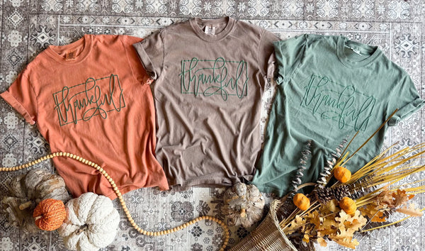 Thankful Puff Graphic - SIZE SMALL