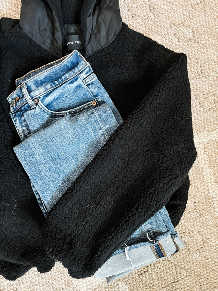 Kiona Cozy Jacket - Black