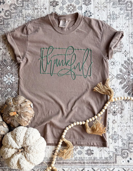 Thankful Puff Graphic - SIZE SMALL