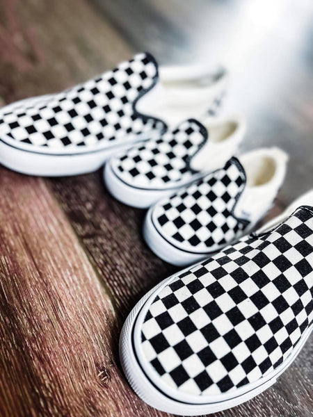 PREORDER Indy Checkered Slip On Sneaker - Adult
