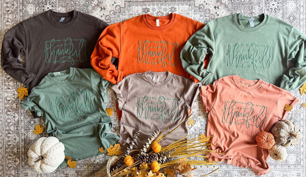 Thankful Puff Graphic - SIZE SMALL