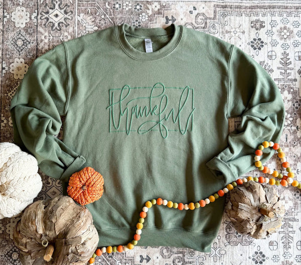 Thankful Puff Graphic - SIZE SMALL