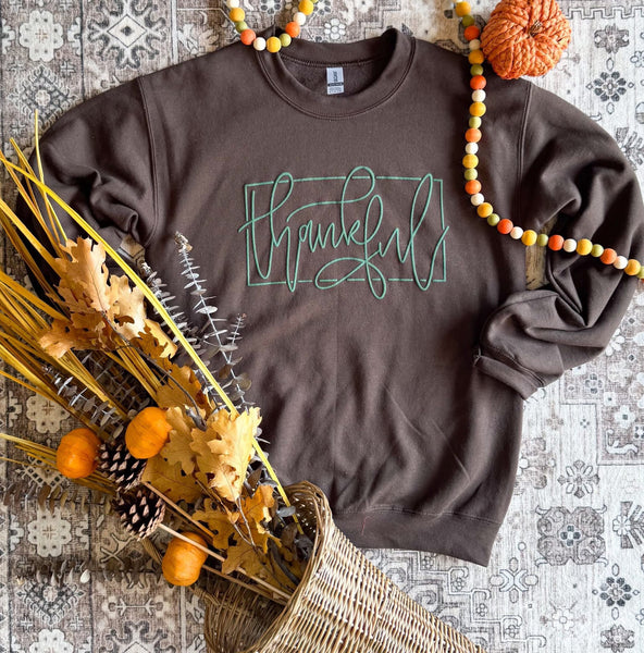 Thankful Puff Graphic - SIZE SMALL