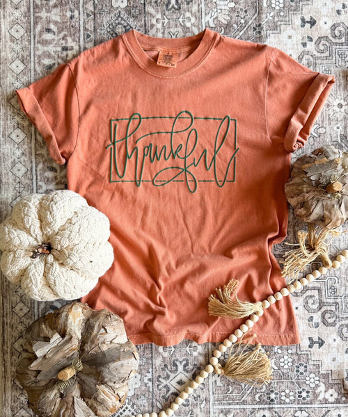 Thankful Puff Graphic - SIZE SMALL