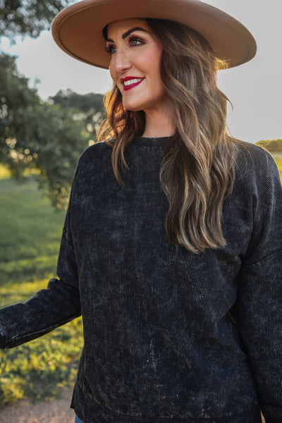 Alexis Corded Pullover - SIZE 2XL