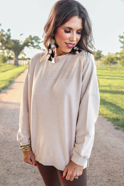 Alexis Corded Pullover - SIZE 2XL