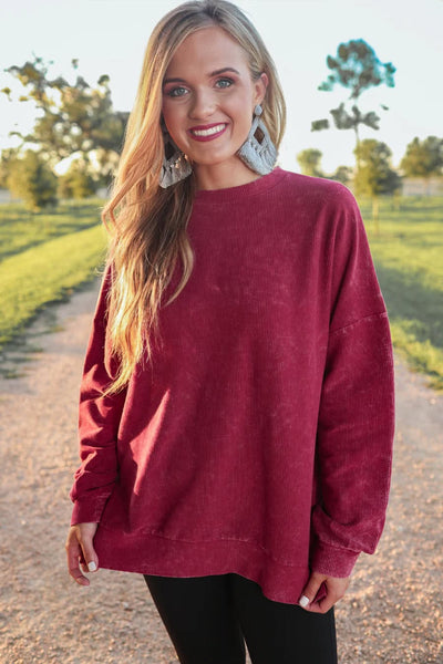 Alexis Corded Pullover - SIZE 2XL