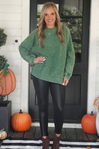 Alexis Corded Pullover - SIZE 2XL