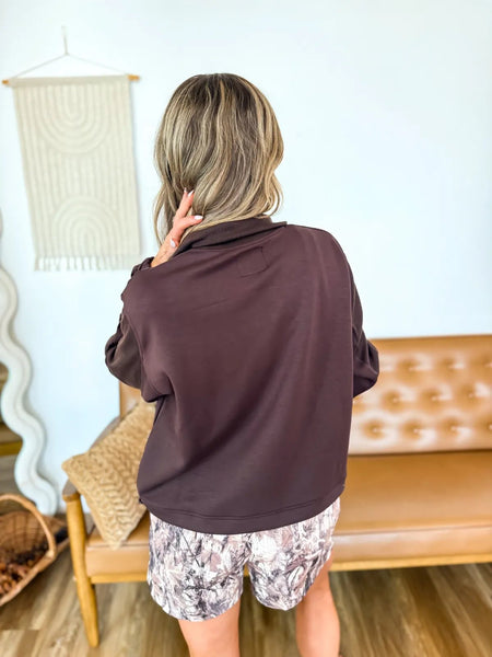 Chocolatte Scuba Quarter Zip