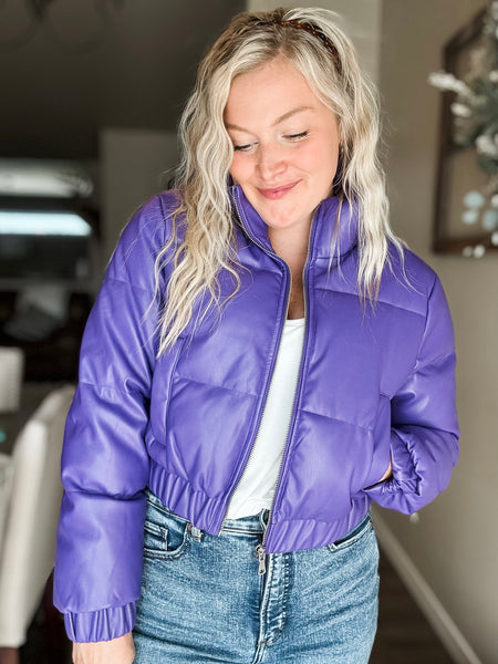 Violetta Puffer Bomber Jacket