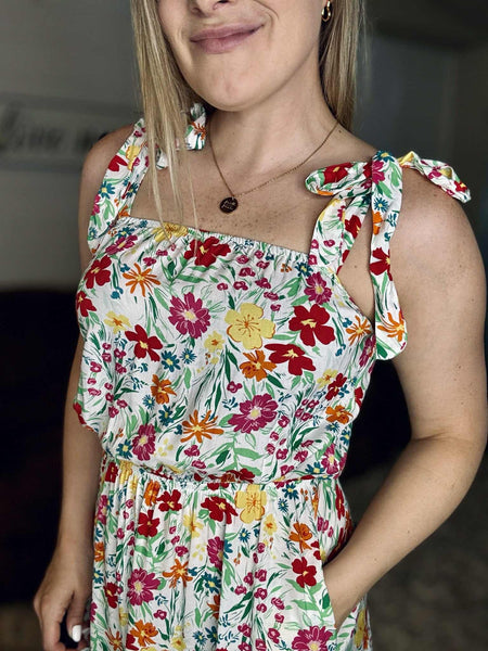 Carmellia Floral Dress - SIZE MEDIUM