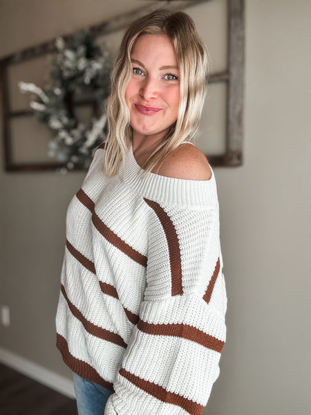Townes Stripe Knit Sweater