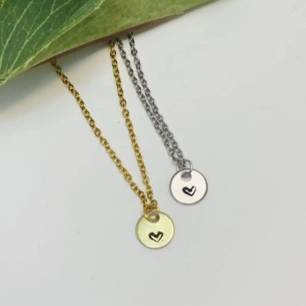 Teacher Heart Necklace