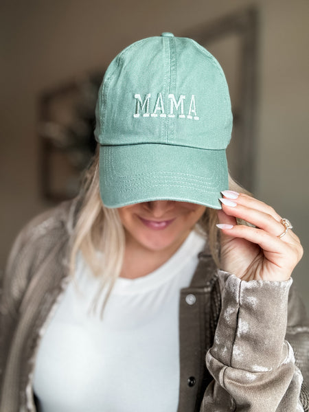 Embroidered Mama Cap