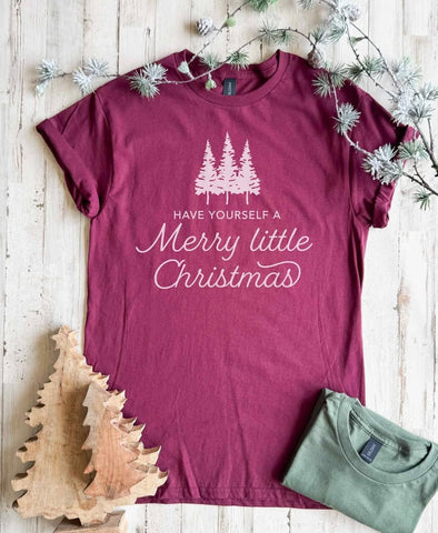 Merry Little Christmas Graphic Tee