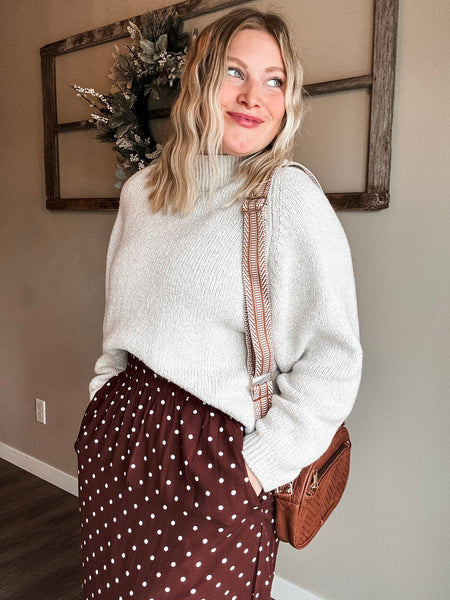 PREORDER Lovett Polka Dot Lace Skirt