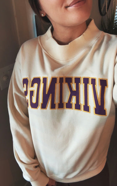 PREORDER Minnesota Retro Embroidered Mockneck