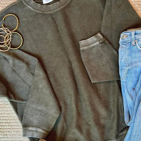 Camilla Essential Corded Crewneck