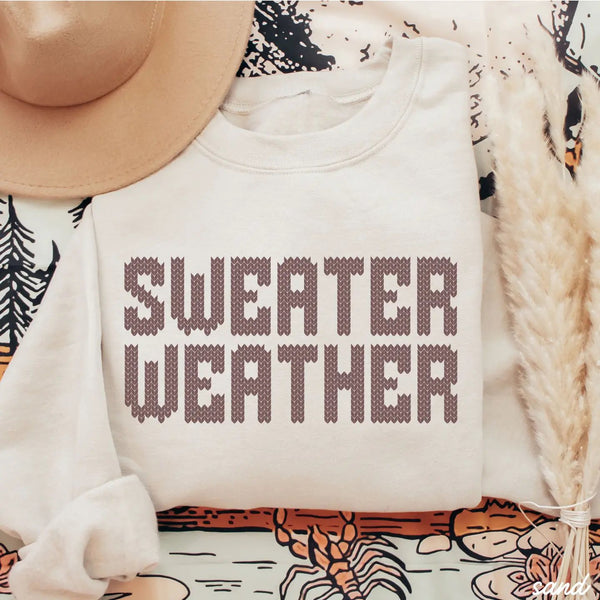 Sweater Weather Graphic Sweatshirt