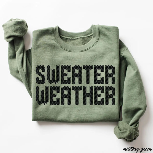Sweater Weather Graphic Sweatshirt