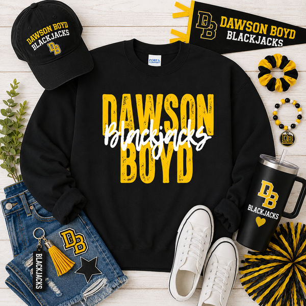 PREORDER Spiritwear Crewneck Sweatshirt - Dawson Boyd Blackjacks