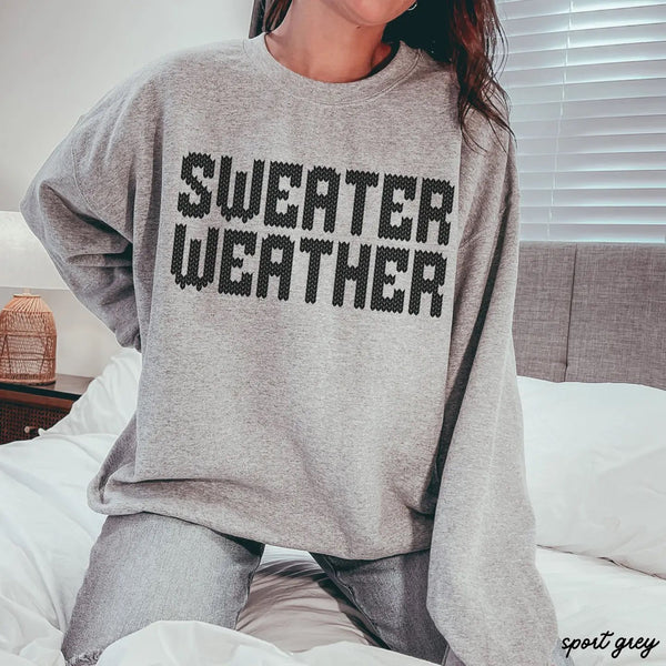 Sweater Weather Graphic Sweatshirt