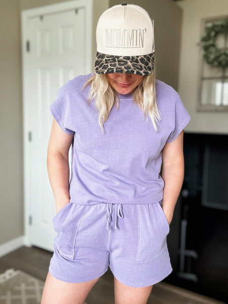 Jessla Two Piece Set - Lavender Purple