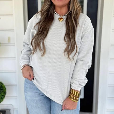 Camilla Essential Corded Crewneck