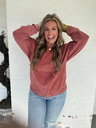 Camilla Essential Corded Crewneck