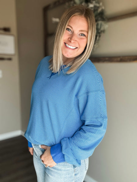 PREORDER Dellie Stripe Pullover