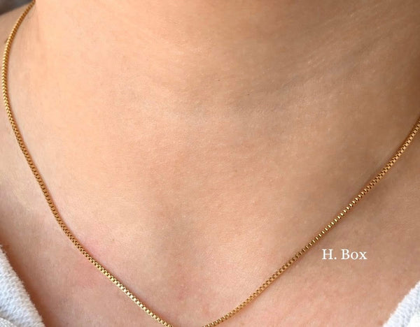 Dainty Gold Customizable Chain Necklaces