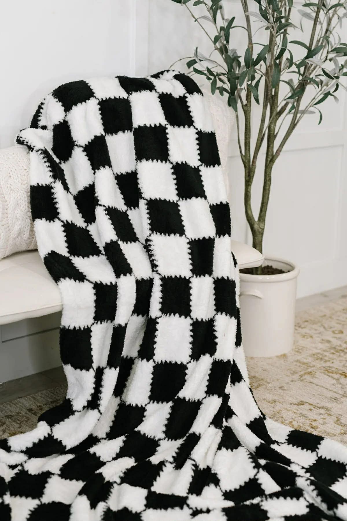 Classic Check Plush Blanket