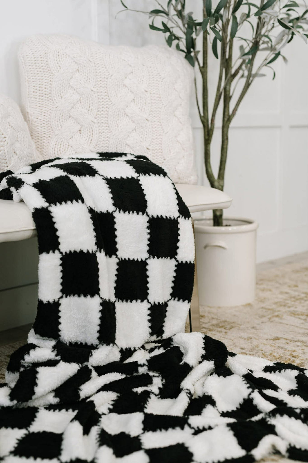 Classic Check Plush Blanket