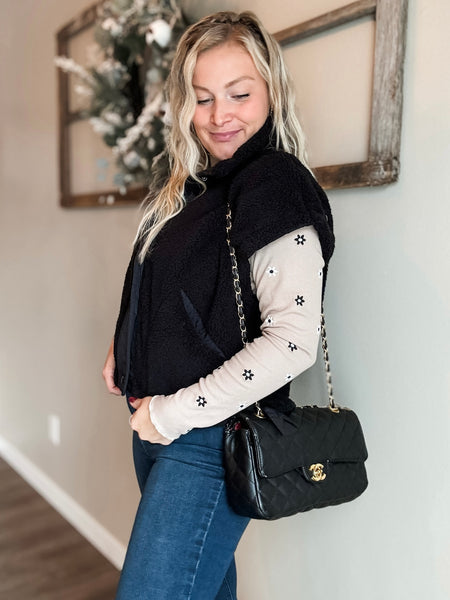 Annelise Sherpa Vest - 2 Color Options
