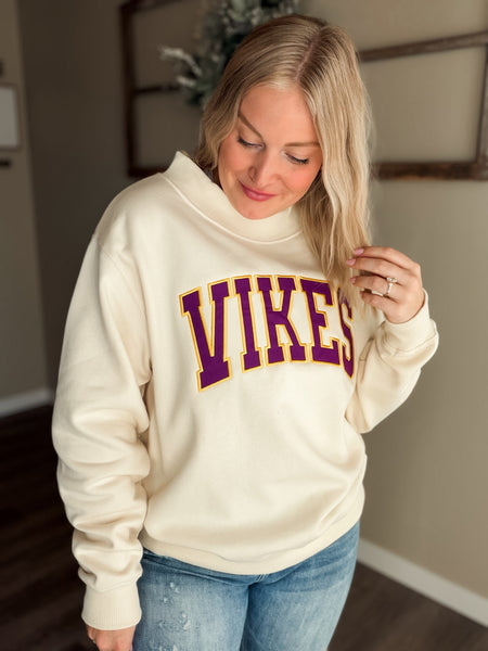 PREORDER Minnesota Retro Embroidered Mockneck