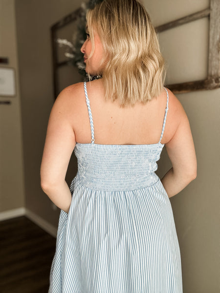 Bayside Brunch Midi Dress - SIZE MEDIUM