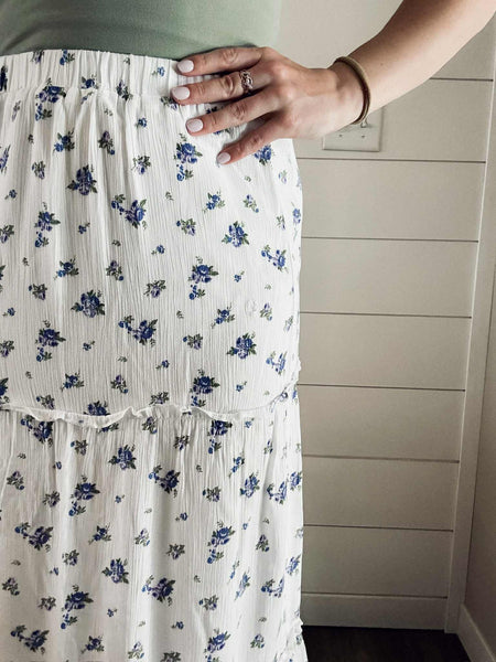 Celia Floral Maxi Skirt - SIZE SMALL