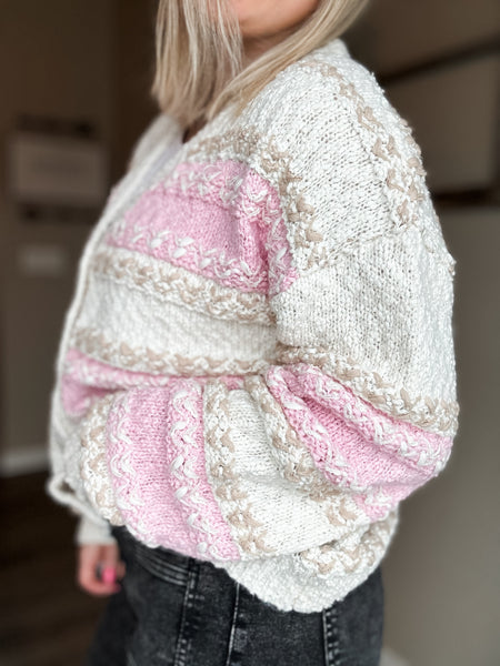 Feya Chunky Knit Cardigan